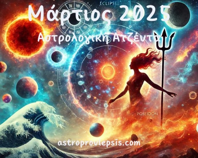 Μάρτιος 2025 Αστρολογική Ατζέντα