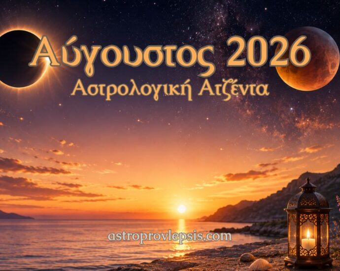 αύγουστος 2026 αστρολογική ατζέντα