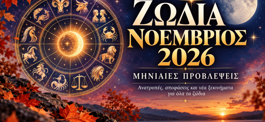 μηνιαίες προβλέψεις Νοεμβρίου 2026