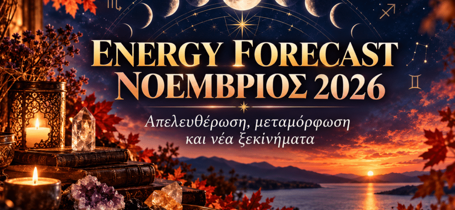 Energy Forecast Νοεμβρίου 2026 – Νέα Σελήνη, Πανσέληνος και πνευματική ανανέωση