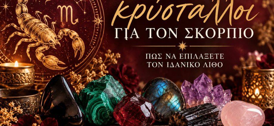 Καλύτεροι Κρύσταλλοι για τον Σκορπιό